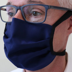 Nase-Mundschutz Maske blau